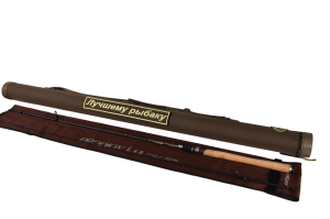 Тубус подарочный с удилищем №10 Т-75 без кармана, с надписью "Лучшему рыбаку"