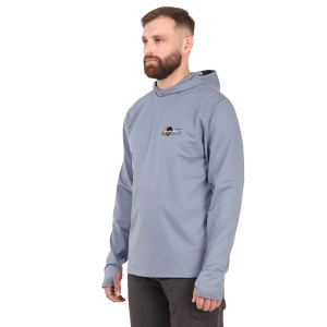 Джемпер Aquatic с капюшоном ДС-03 (Цвет: светло-серый, размер: 46, принт: Travel)