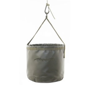 Ведро В-08Х для замешивания корма герметичное, с шнуром на карабине (цвет: хаки)