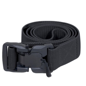 Ремень тактический эластичный с магнитной металлической пряжкой РМ-17 (цвет: черный)