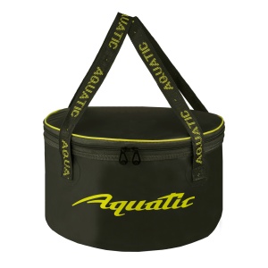 Герметичное ведро AQUATIC В-13Х для замешивания корма с крышкой 28л (цвет: хаки)