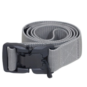 Ремень тактический эластичный с магнитной металлической пряжкой РМ-17 (цвет: светло-серый)