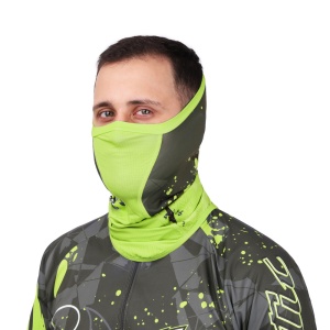 Buff Aquatic удлиненный Бафф-04 (UPF 50 +, Ultra Stretch, логотип CAMO LIME KHAKI)