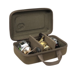 Чехол для мультипликаторных катушек Ч-52-2 жесткий (до 3 шт., цвет: хаки)