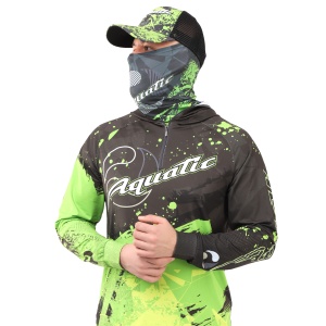 Buff Aquatic Бафф-02 (UPF 50 +, Ultra Stretch, логотип CAMO LIME KHAKI)