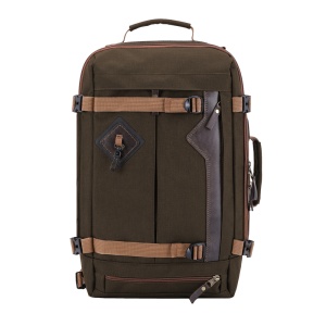 Сумка-рюкзак С-28ТК с кожаными накладками (цвет: темно-коричневый) Сумка-рюкзак С-28ТК с кожаными накладками (цвет: темно-коричневый)