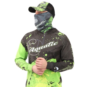 Buff Aquatic Бафф-02 (UPF 50 +, Ultra Stretch, логотип CAMO LIME KHAKI)