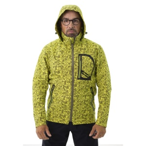 Куртка Aquatic унисекс КС-07ЛД (soft shell, цвет: lime digital, размер: 54-56)
