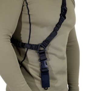 Ремень тактический одноточечный РМ-12 (цвет: черный)