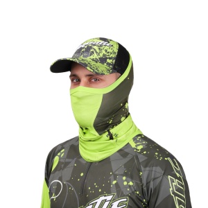 Buff Aquatic удлиненный Бафф-04 (UPF 50 +, Ultra Stretch, логотип CAMO LIME KHAKI)