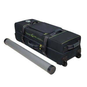 Сумка для путешествий ЧМД-02Г на колесах (тубус в комплекте, цвет: графит)
