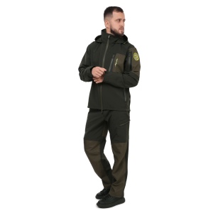 Костюм Aquatic К-16ТХ (soft shell, цвет: тёмн. хаки, размер: 54-56)