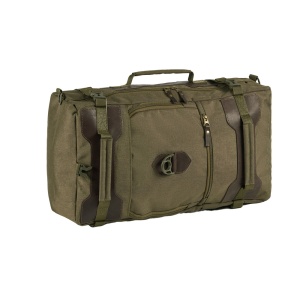 Сумка-рюкзак С-27Х с кожаными накладками (цвет: хаки)