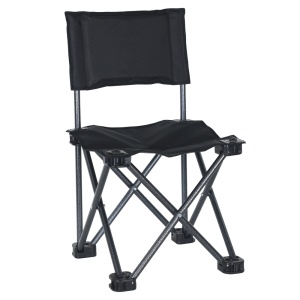 Кресло туристическое КТ-4Ч складное мини (цвет: чёрный)
