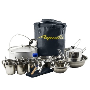 Пикниковый набор Aquatic ПН-12-6С на 6 персон (цвет ведра: синий) Пикниковый набор Aquatic ПН-12-6С на 6 персон (цвет ведра: синий)