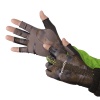 Перчатки для рыбалки летние Aquatic UPF50+ (цвет: carp camo bronze, размер S/M)