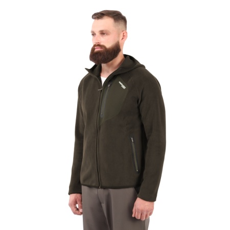 Толстовка флисовая с капюшоном ТФ-03 (Цвет: хаки, размер: 56)