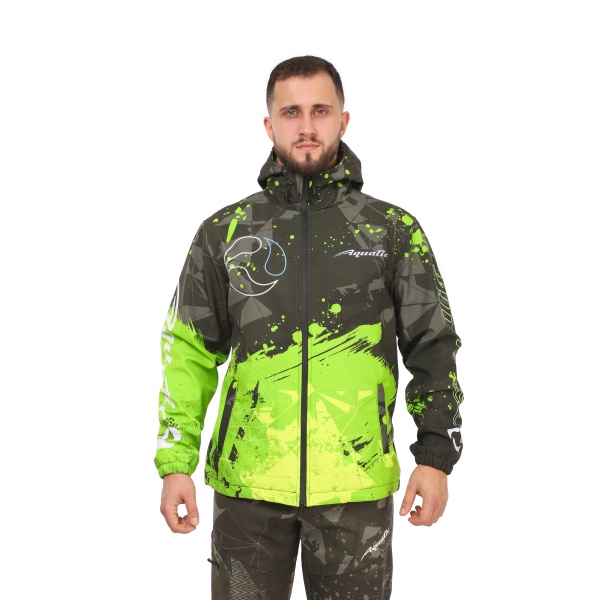 Костюм Aquatic К-24 (soft-shell, мембрана 10000/10000, цвет - CAMO LIME KHAKI, фирменная