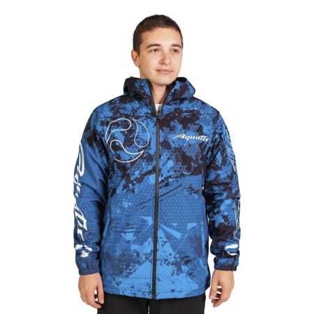 Куртка Aquatic КС-09С (soft-shell, цвет- синий, размер 2XL, фирменная печать Aquatic)