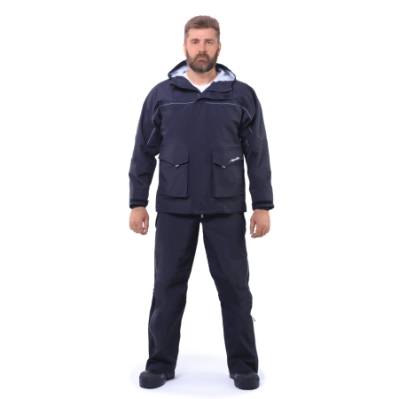 Костюм Aquatic К-15ТС от дождя (цвет: темно-синий, мембрана: 12000/10000, размер 46-48)