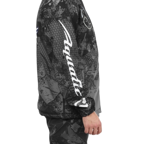 Костюм Aquatic К-23 (soft-shell, мембрана 10000/10000, цвет - CAMO BLACK, фирменная печат