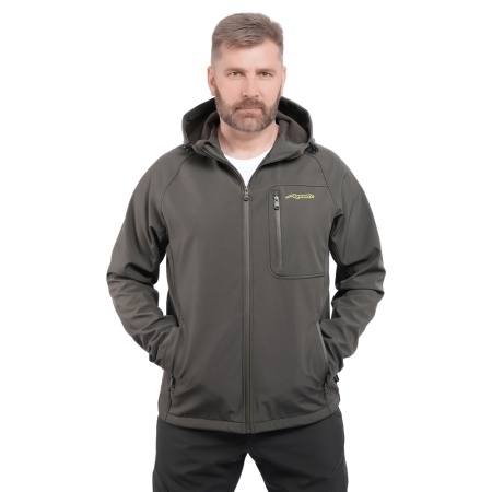 Куртка Aquatic КС-06Хаки XXL (soft shell, мембрана 10000/10000, цвет: хаки, размер: XXL)