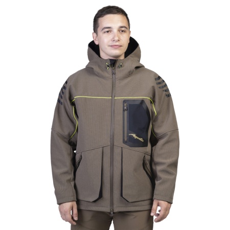 Куртка Aquatic КС-04П (soft shell, цвет: песочный, размер: 52-54)