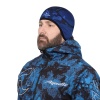 Шапка теплая softshell с флисом (Цвет - CAMO BLUE, без размера, фирменная печать AQUATIC)