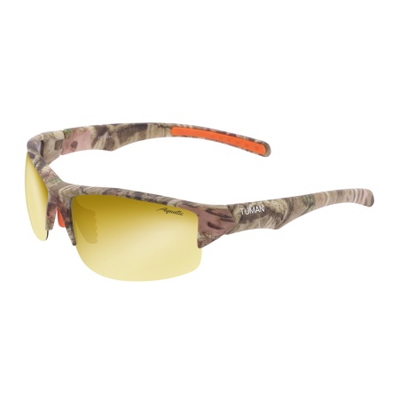 Поляризационные очки AQUATIC модель TUMAN (цвет линз: серый, зеркальное покрытие Yellow Mirror.)