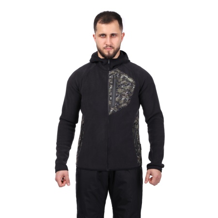 Толстовка флисовая с капюшоном ТФ-02 (Цвет: темно-синий, размер: 56)