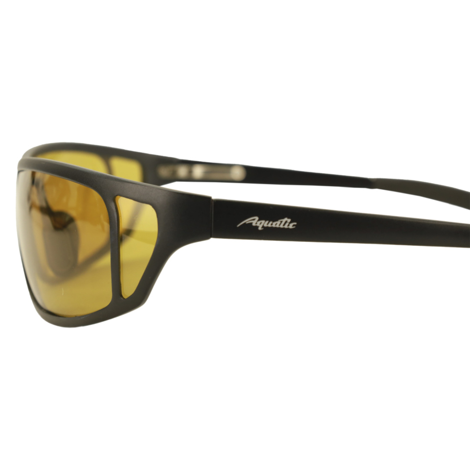 Поляризационные очки в пластиковой оправе Aquatic AP цвет линз желтый
