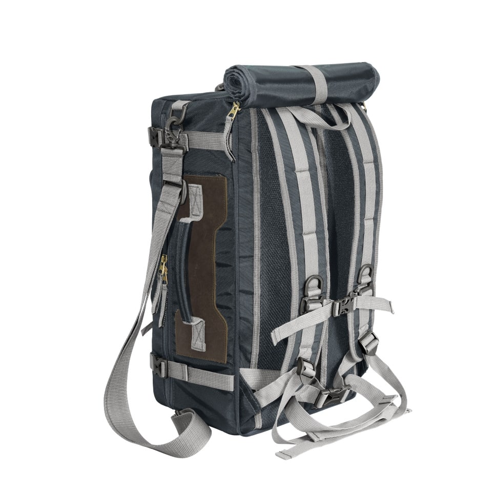Сумка-рюкзак С-27 с кожаными накладками